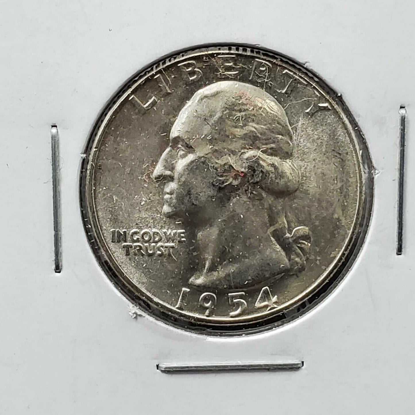 1954 S Washington Silver Quarter Coin BU UNC Last Year BU S mint silver quarter