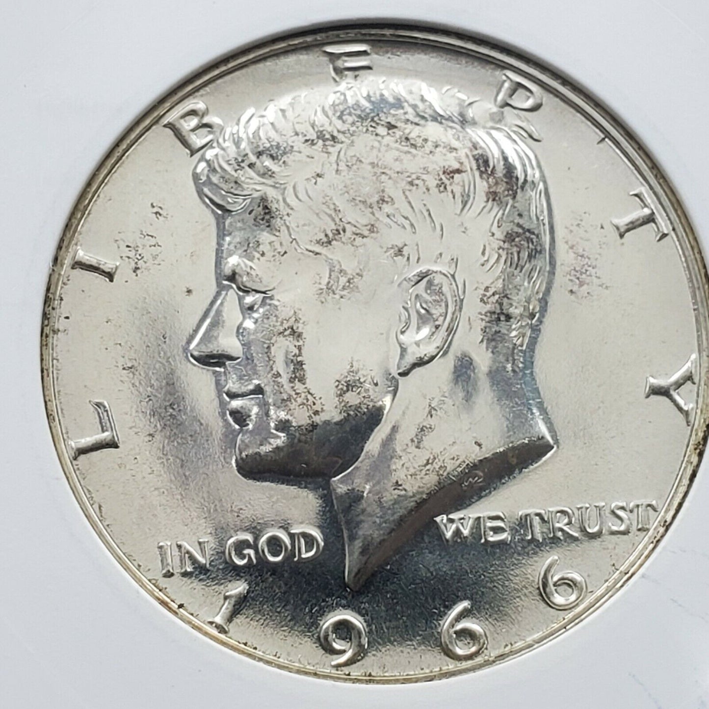 1966 P SMS Kennedy Silver Half Dollar Coin ANACS MS65 Variety DDO 036 Double Die