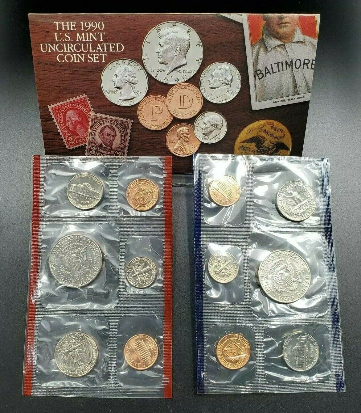 1990 US Mint Uncirculated Set OGP COA RobinsonsCoinTown Combined Ship Discounts