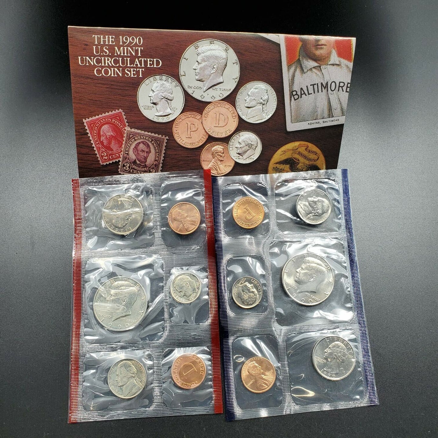 1990 US Mint Uncirculated Set OGP COA RobinsonsCoinTown Combined Ship Discounts