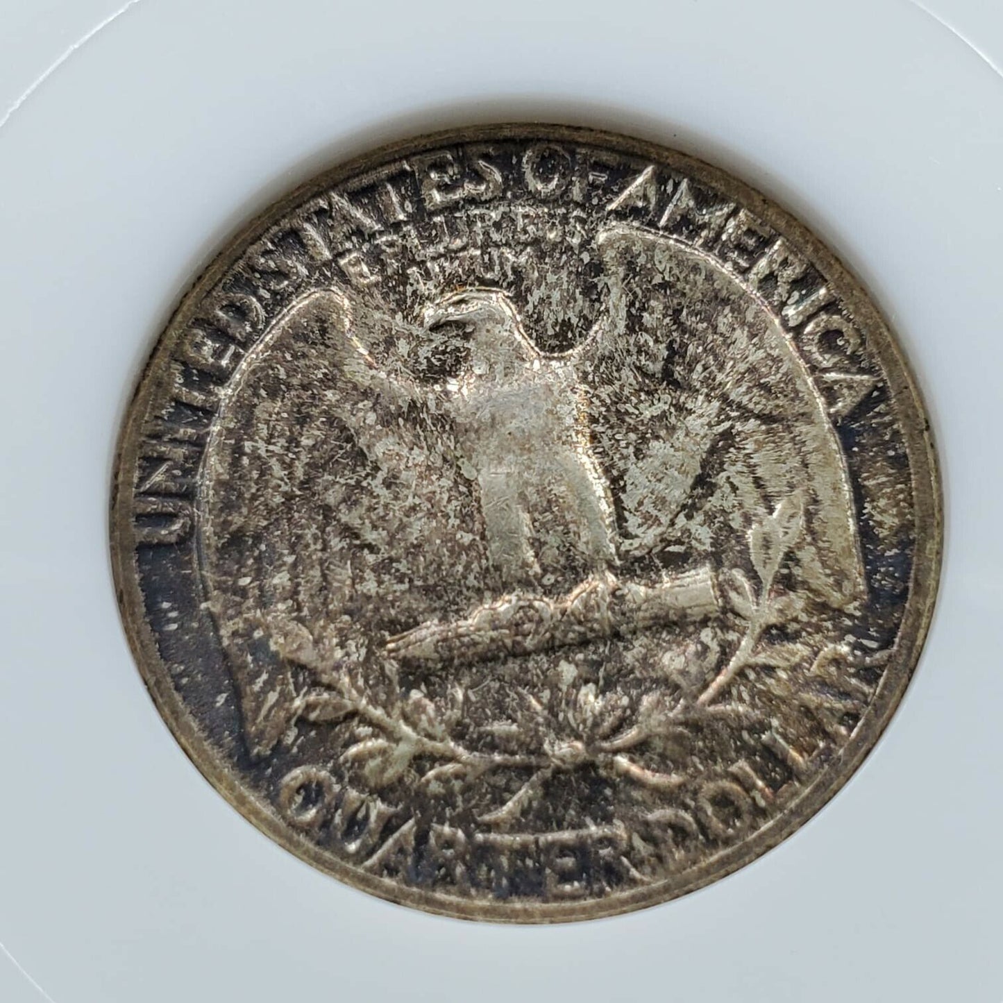 1952 P 25C Washington Quarter Coin NGC MS67 GEM BU OFH Old Fat Holder Toner