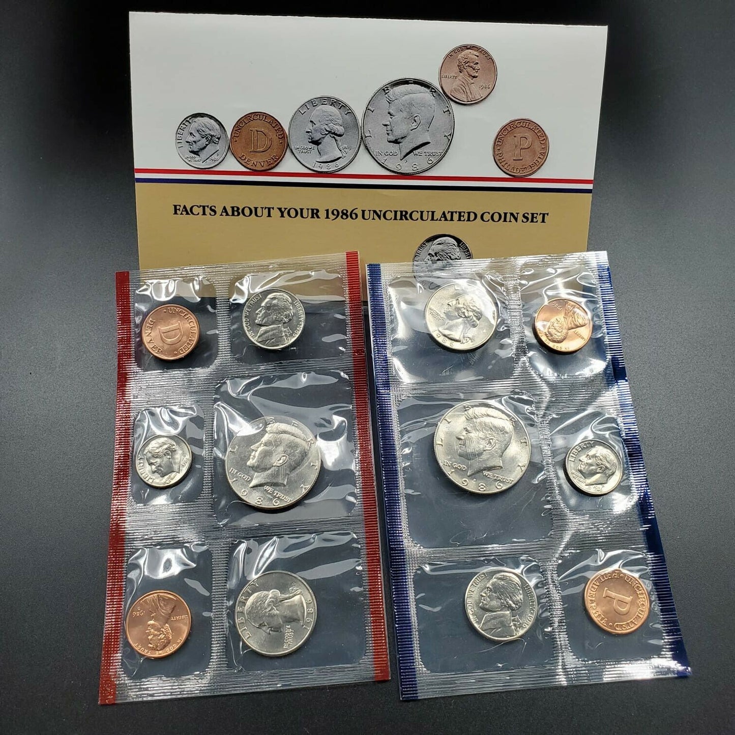 1986 US Mint Uncirculated Set OGP COA RobinsonsCoinTown Combined Ship Discounts