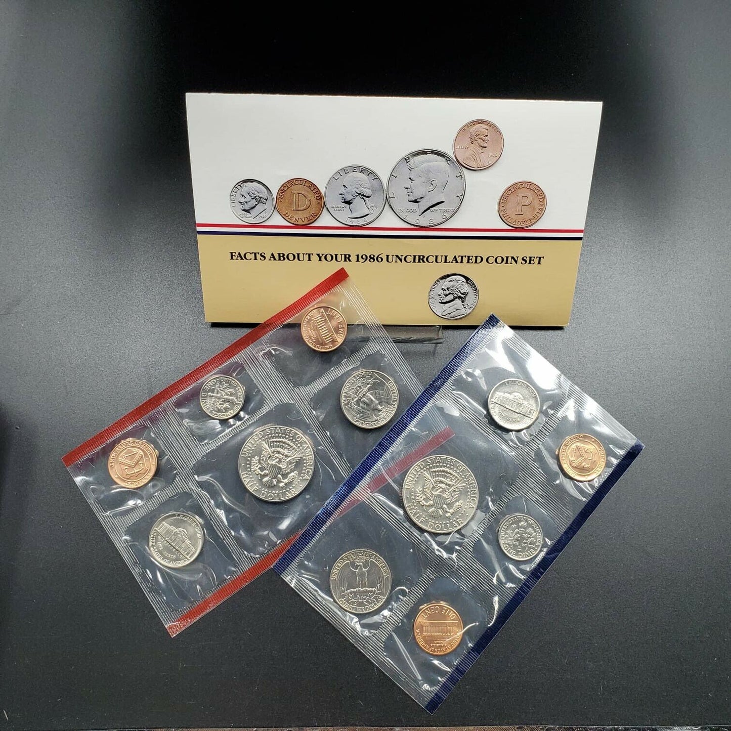 1986 US Mint Uncirculated Set OGP COA RobinsonsCoinTown Combined Ship Discounts
