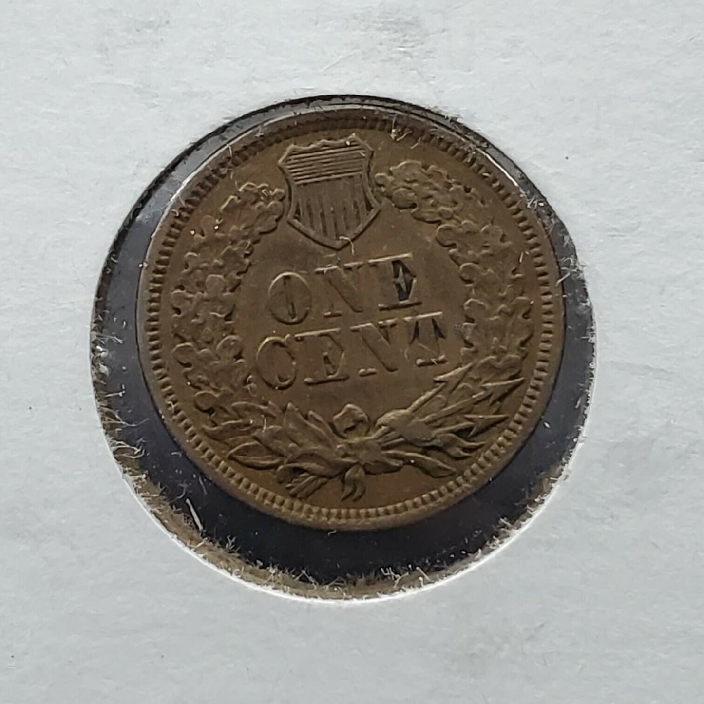 1862 P 1c Copper Nickel Indian Small Cent Penny Coin Choice VF Very Fine