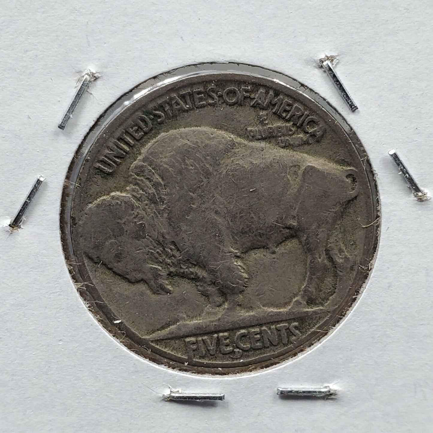 1916 D 5c Buffalo Nickel Coin Choice VG Very Good / Fine Nice Circulated Coin