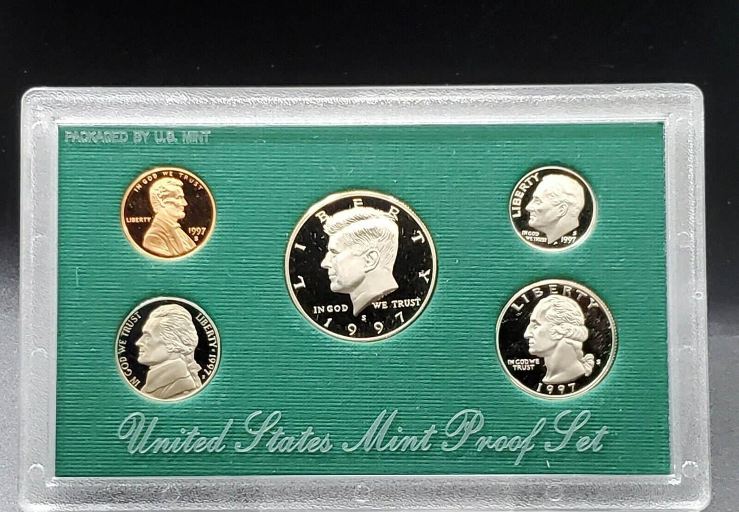 1997 S US Proof Clad Coin Set OGP Combo Shipping Discounts RobinsonsCoinTown