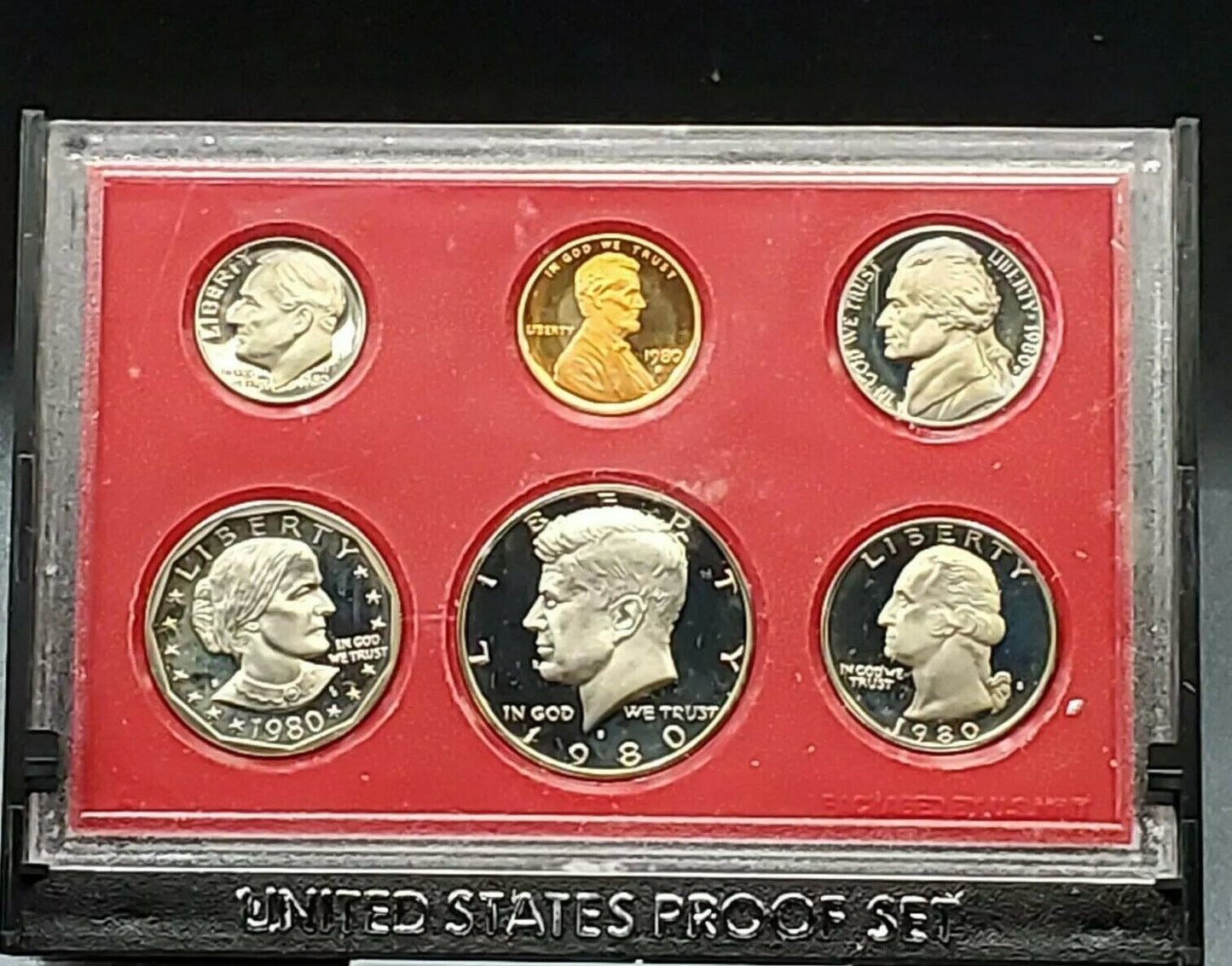 1980 S US Proof Clad Coin Set OGP Combo Shipping Discounts RobinsonsCoinTown