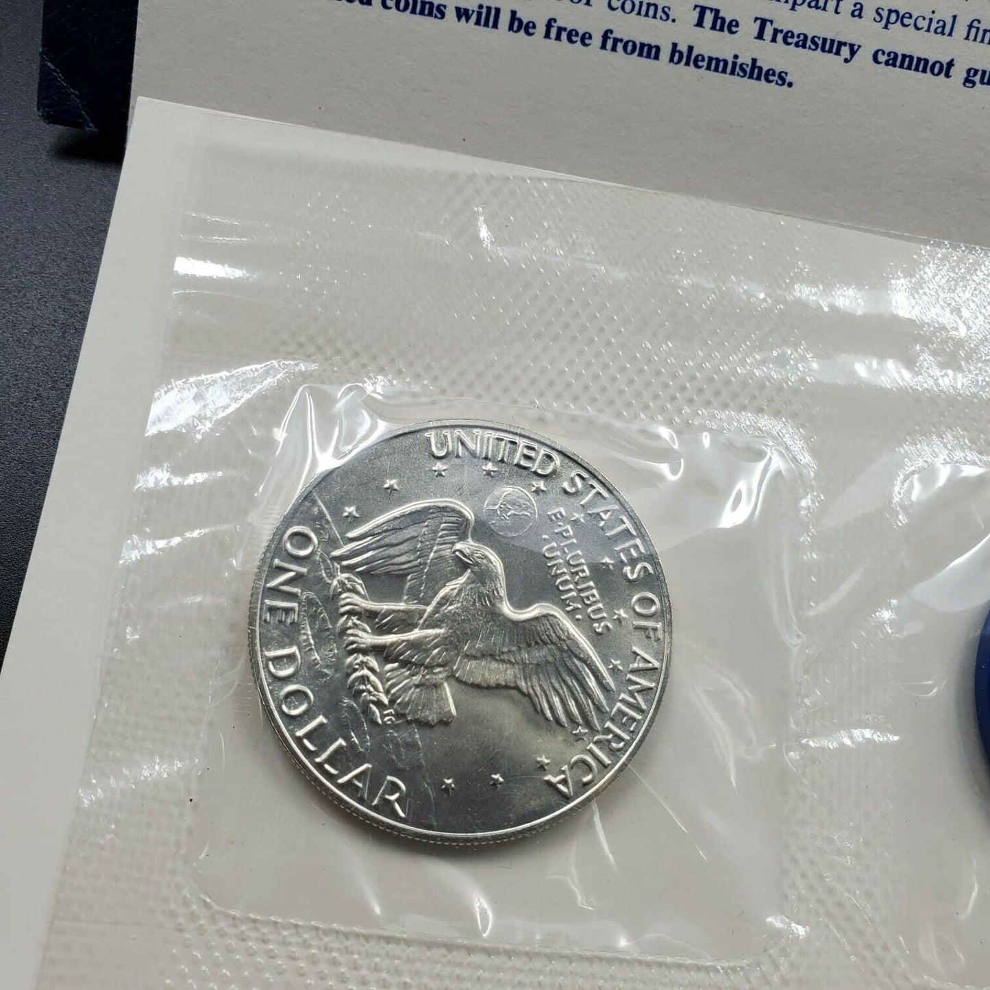 1974 S US $1 EISENHOWER Blue Ike Silver Dollar OGP RobinsonsCoinTown Combo Ship
