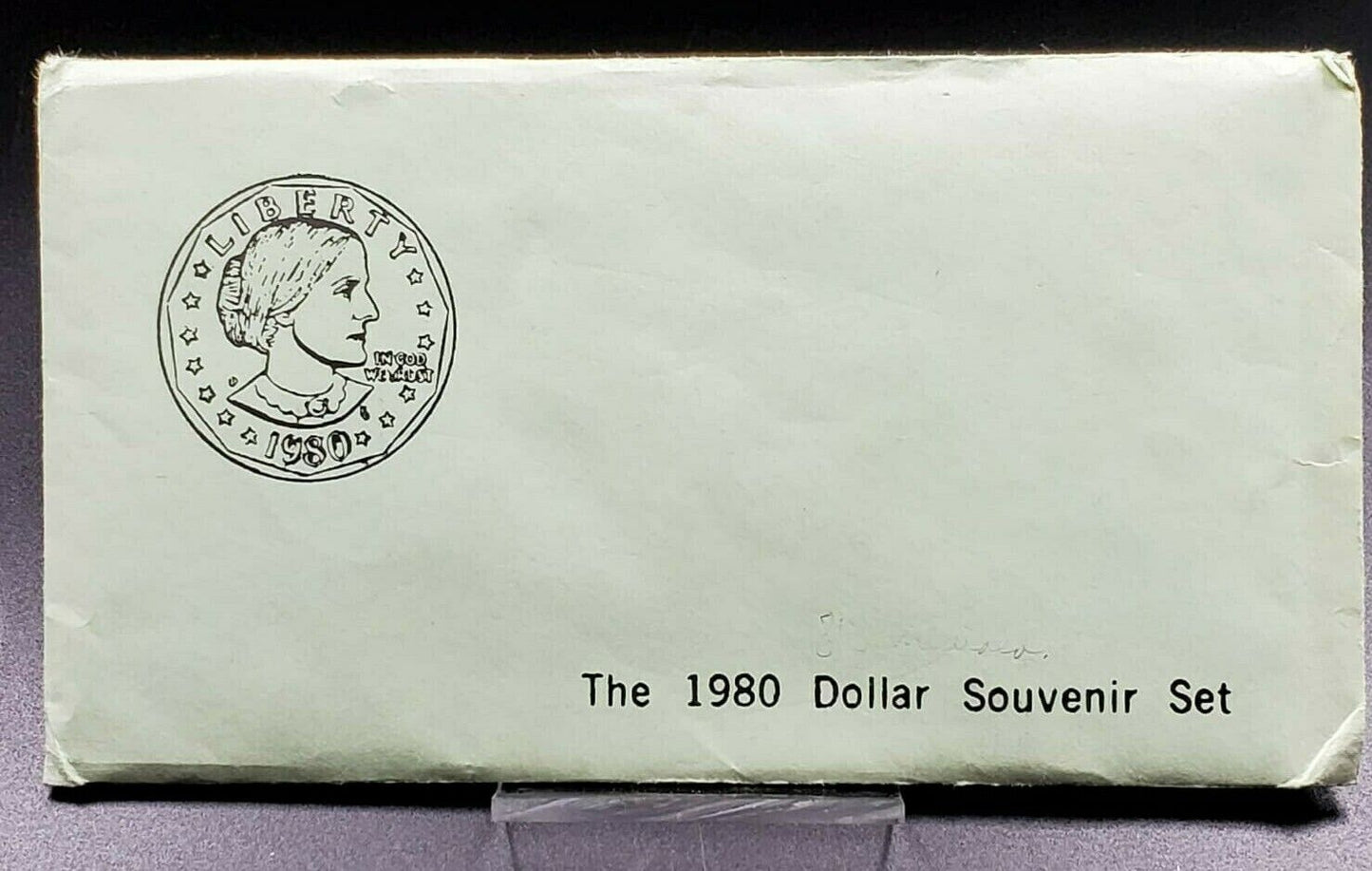 1980 U.S. MINT SUSAN B. ANTHONY SOUVENIR DOLLAR SETS 3 COIN Set Uncirculated
