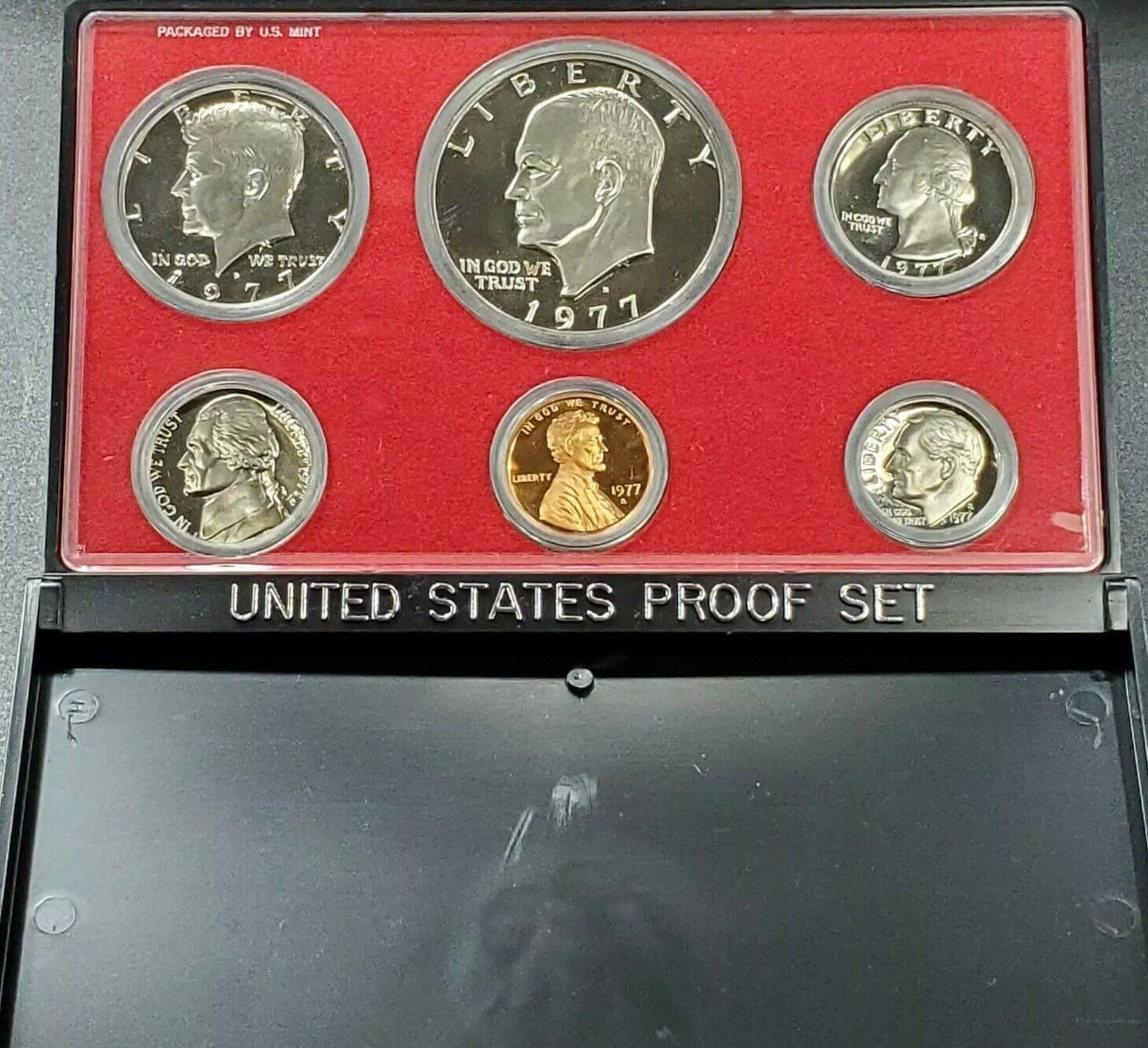 1977 S US Proof Clad Coin Set OGP Combo Shipping Discounts RobinsonsCoinTown