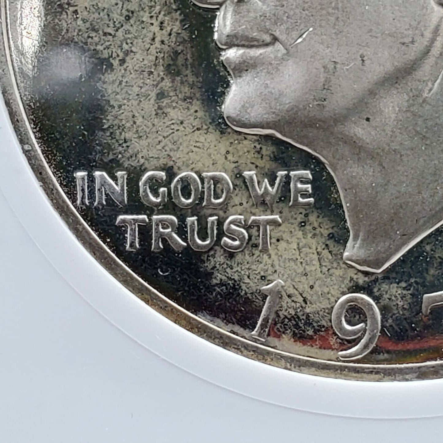 1971 S $1 Ike Eisenhower Silver Coin Dollar ANACS PF64 HVY Cameo Variety DDO 042