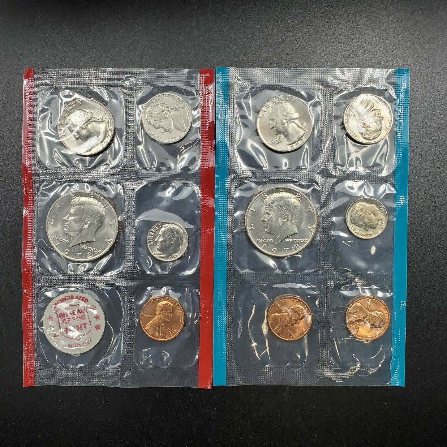 1972 US Mint Uncirculated Set OGP COA RobinsonsCoinTown Combined Ship Discounts