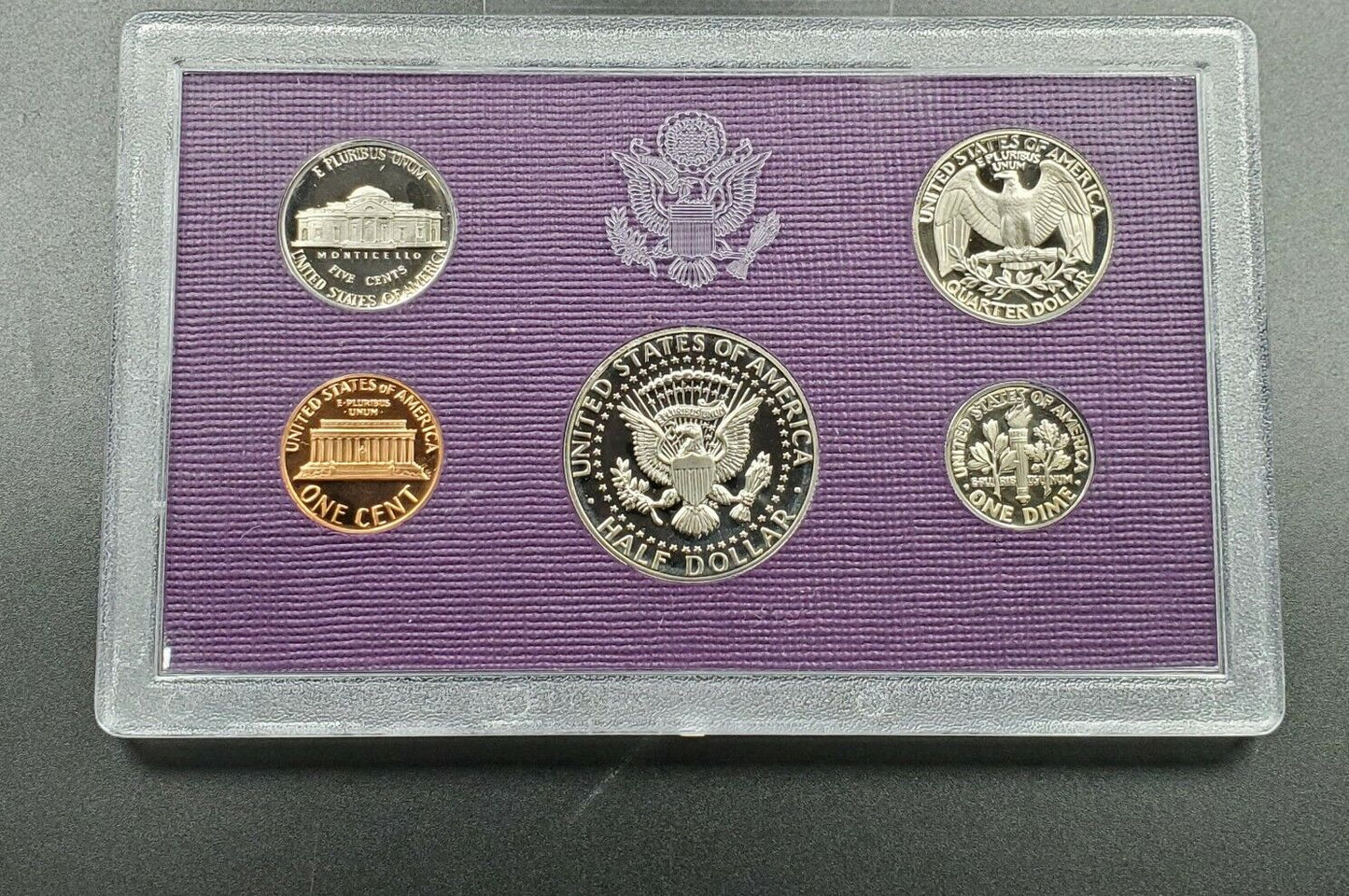 1985 S US Proof Clad Coin Set OGP Combo Shipping Discounts RobinsonsCoinTown