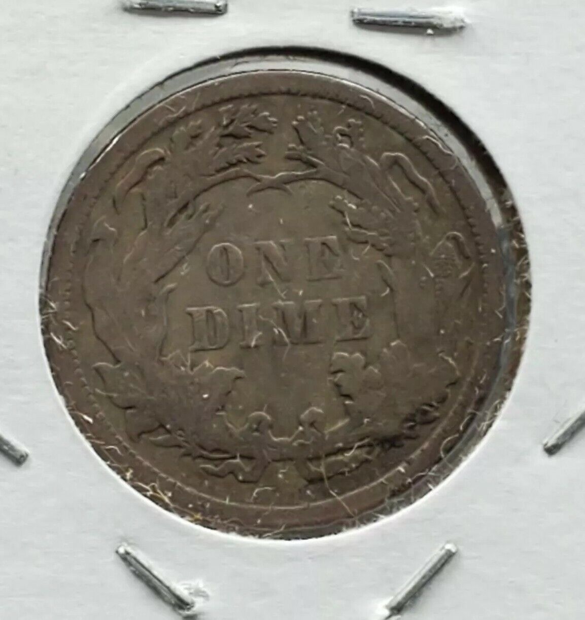 1891 P Liberty Seated Silver Dime Coin Choice VF Very Fine Condition