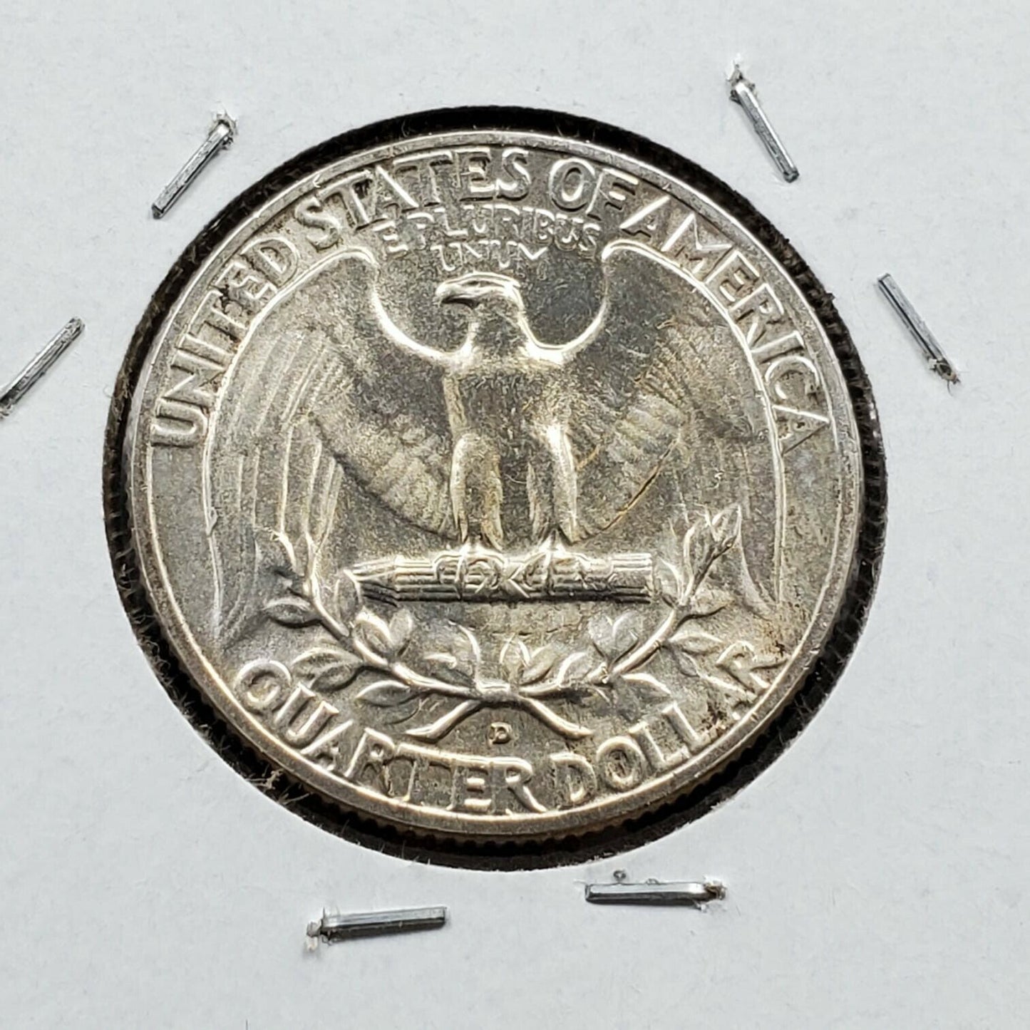 1953 D Washington Silver Quarter Coin CHOICE UNCIRCULATED BU SOME TONING