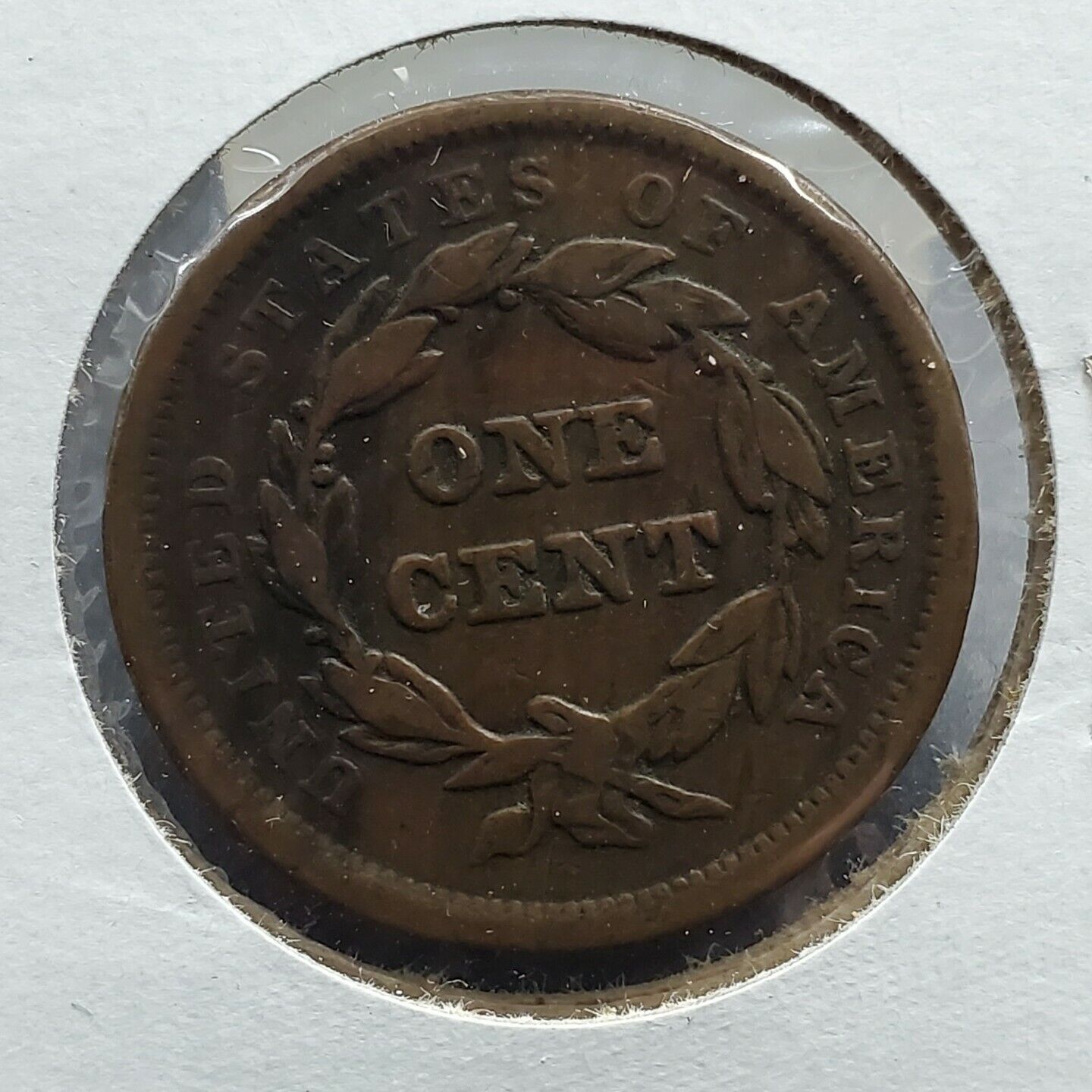 1841 Braided Classic Liberty Head US Large Cent 1c Choice VF Very Fine Circ