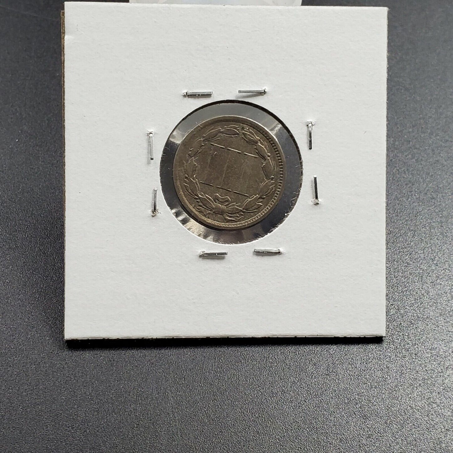 1868 P 3c Liberty Three Cent Nickel Coin Choice F Fine Circulated Condition USA