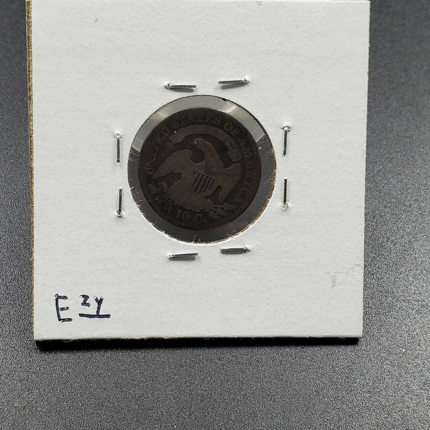 1831 P Capped Bust Silver Dime Coin Choice VG Very Good ~ 10% Rotated Die Error