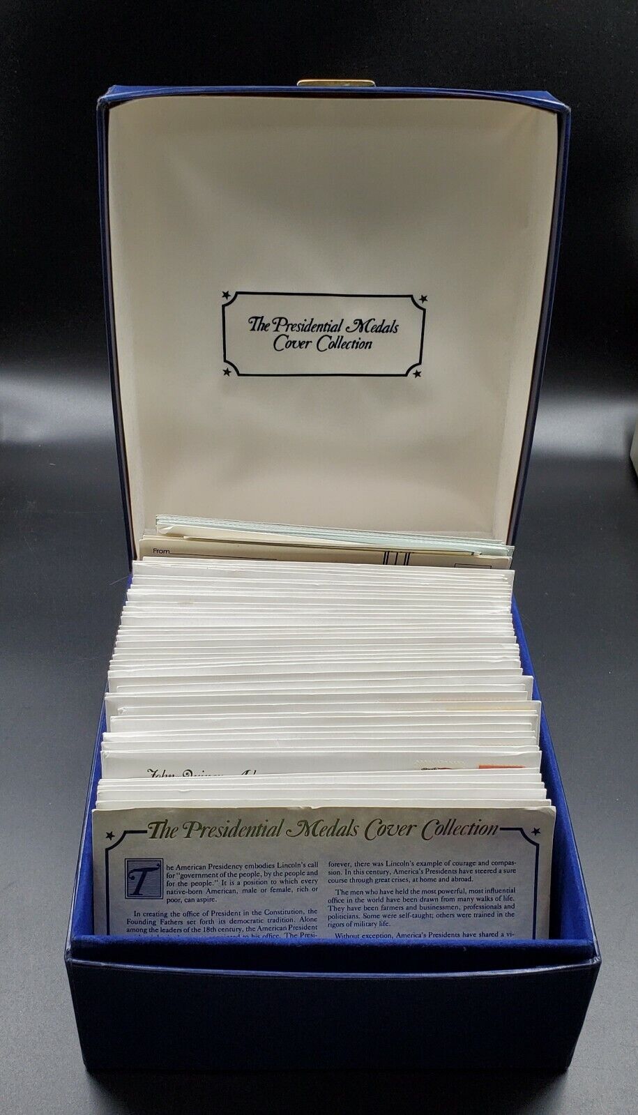 39 PC Complete U.S USA Presidential Medals Cover Collection Postmarked Stamped