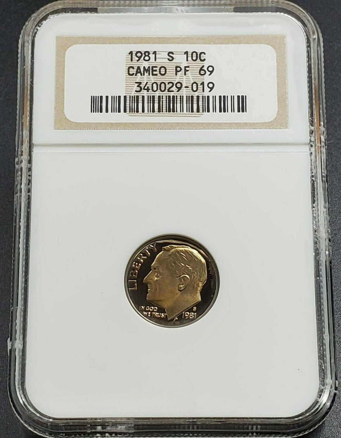 1981 S Roosevelt Dime Proof Coin NGC PF69 Cameo Old Holder Combo Ship discount