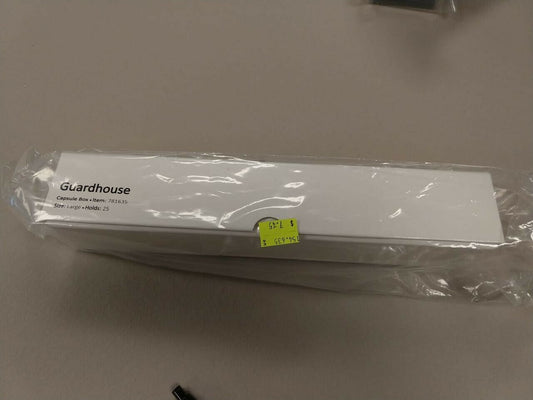 25 Coin Capsules Storage Box Large H Airtite T Size Holder Guardhouse New Lot