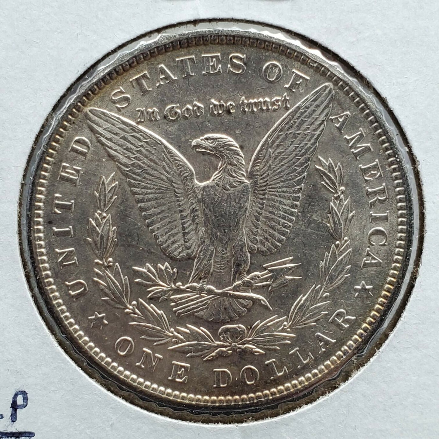 1900 P $1 Morgan Silver Dollar Coin AVG UNC Uncirculated Neat Toning Toner