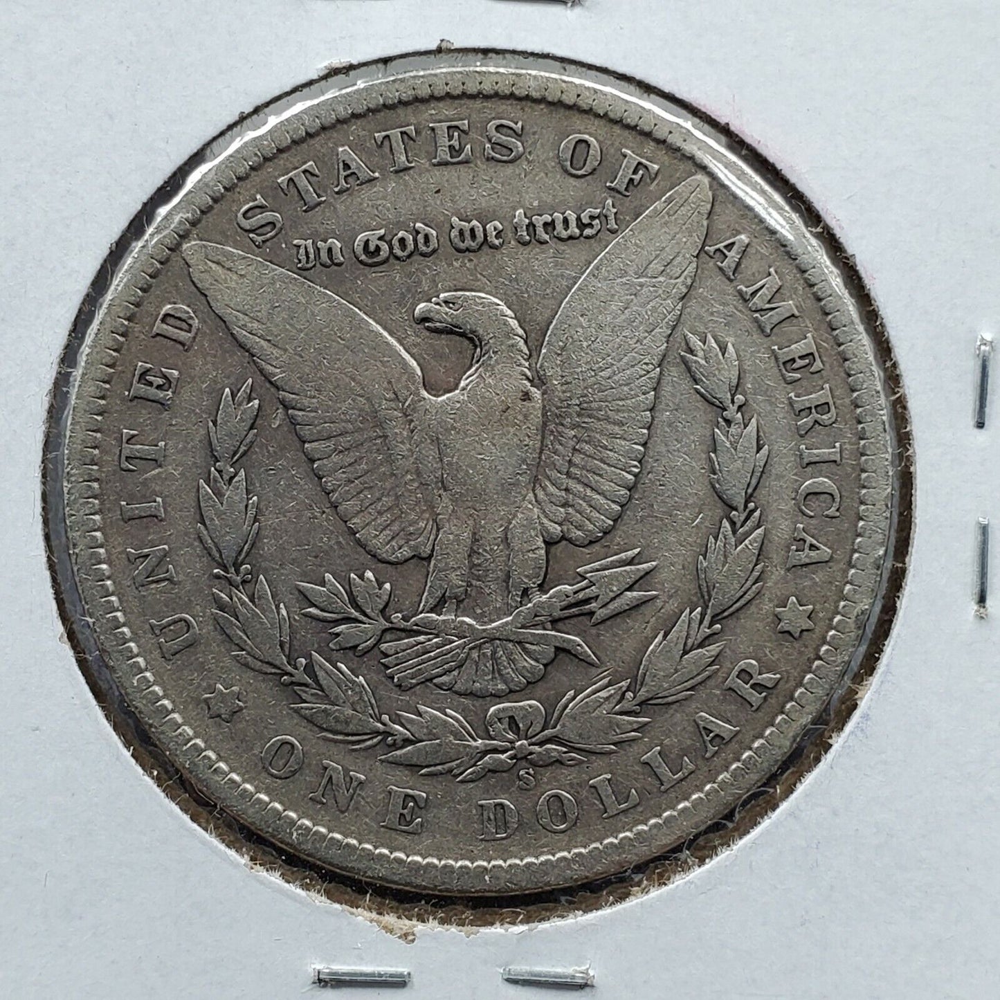 1898 S Morgan Silver Dollar Average VF Very Fine Circulated Nice Coin