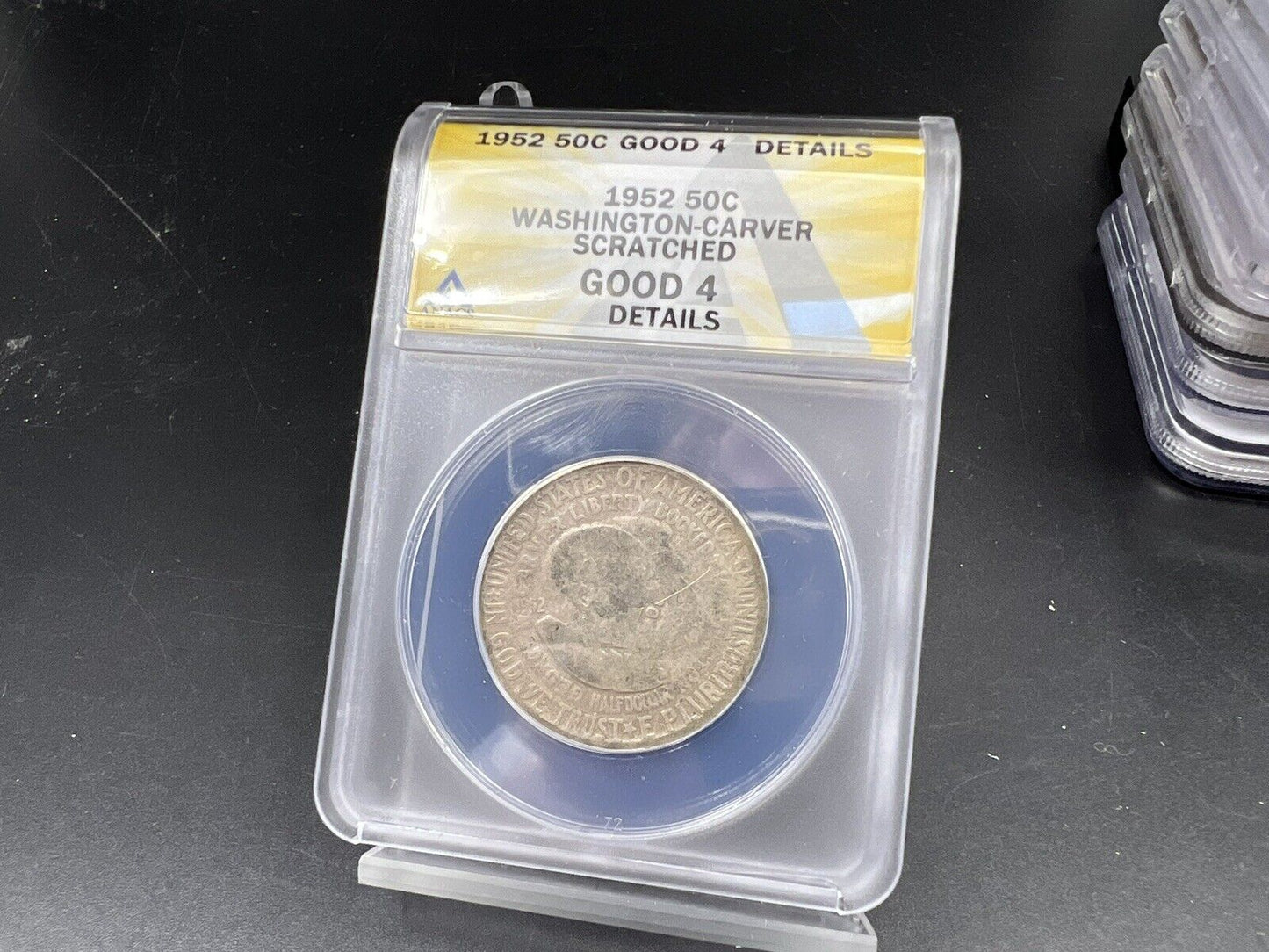 1952 P George Washington Carver Silver 50c Half Dollar Good 4 Details Circ