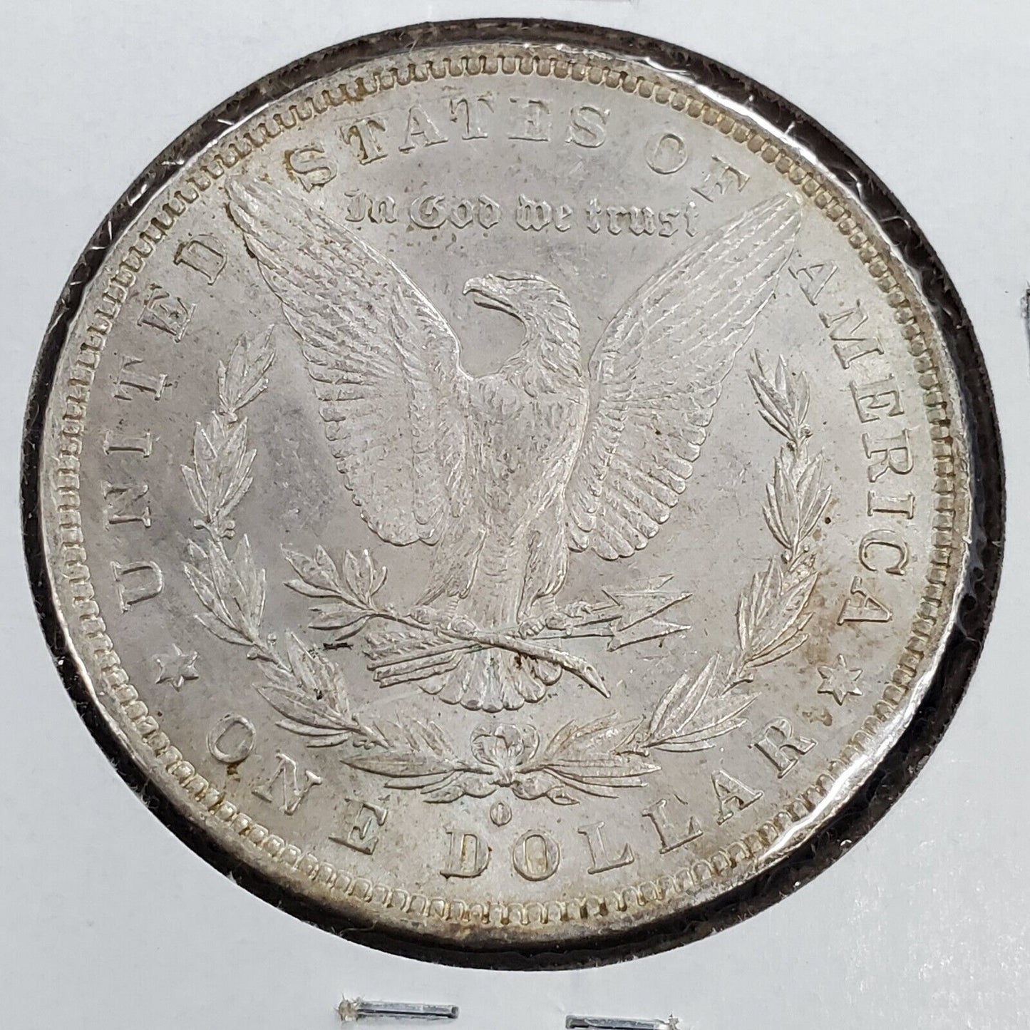 1881 O Morgan Silver Eagle Dollar Coin BU UNC Neat Toning Toner