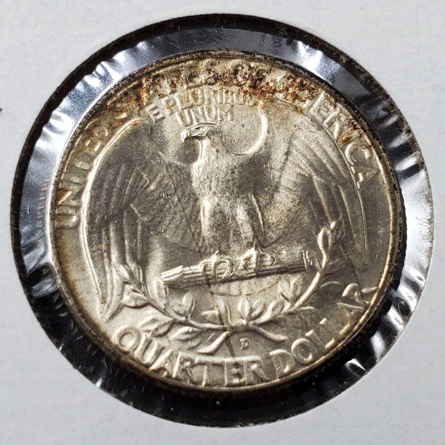 1951 D 25C Washington Quarter Silver Coin BU UNC