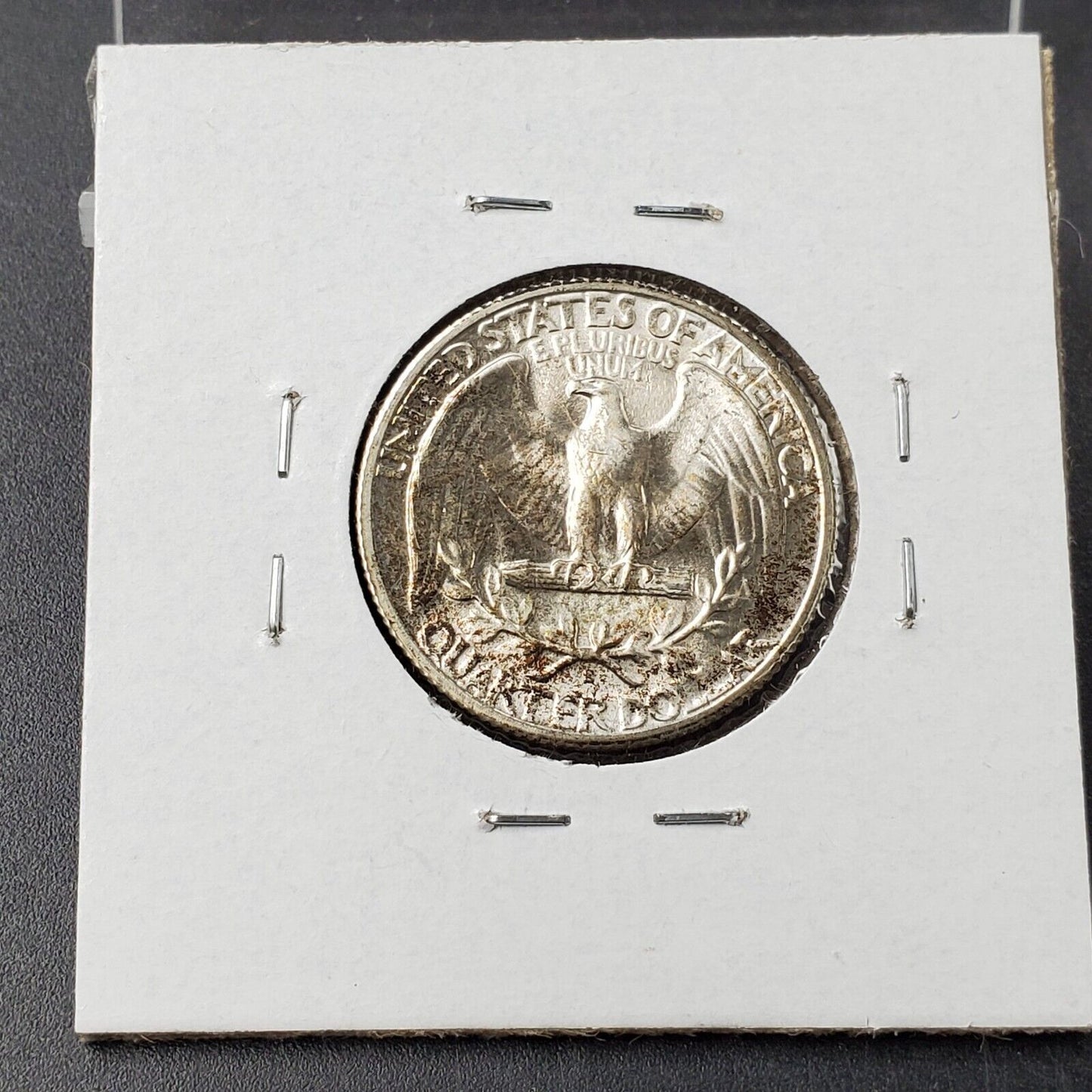 1942 S Washington Silver Quarter Coin Choice BU UNC Neat Toning San Francisco M