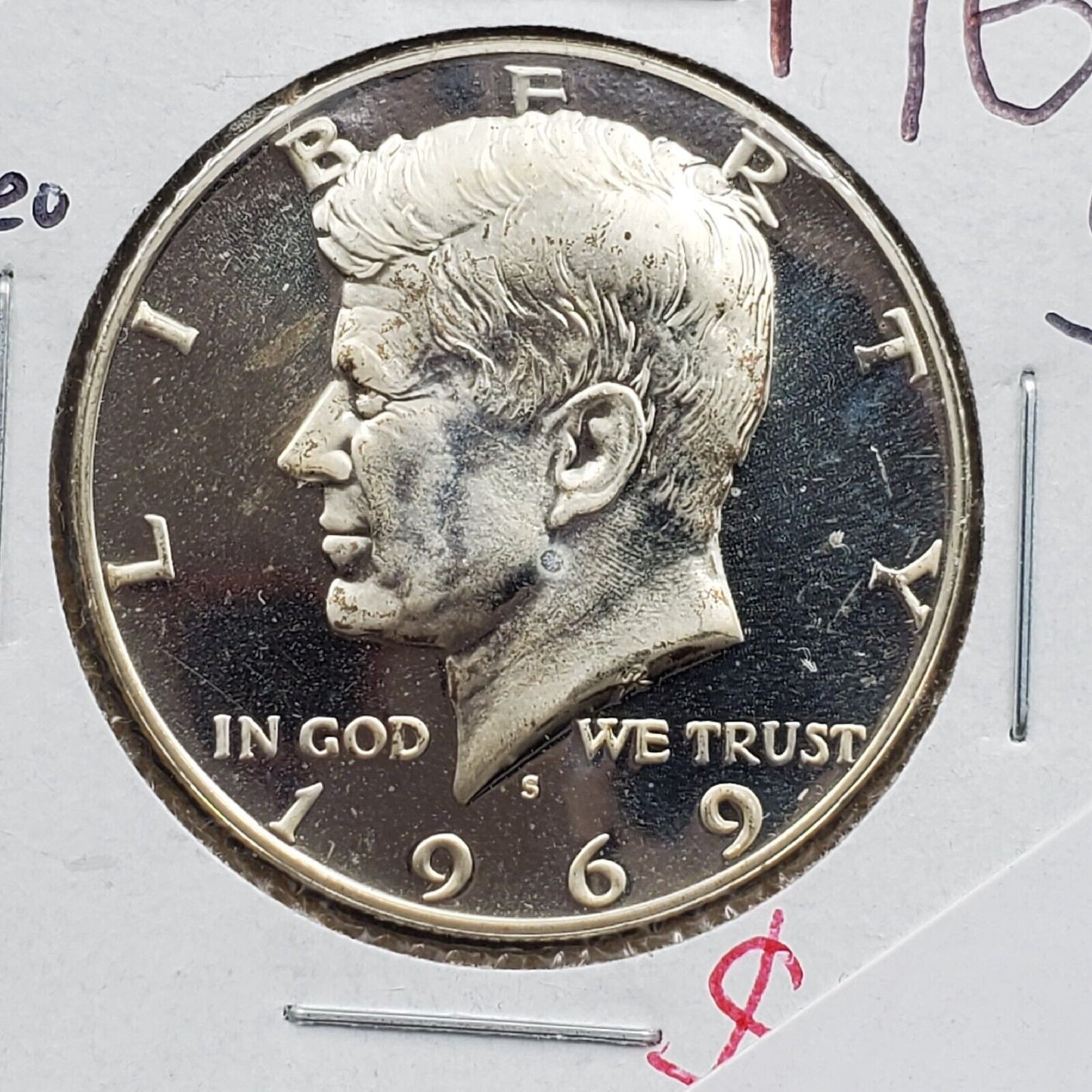 1969 S Kennedy 40% Silver Half Dollar Coin Proof Coin