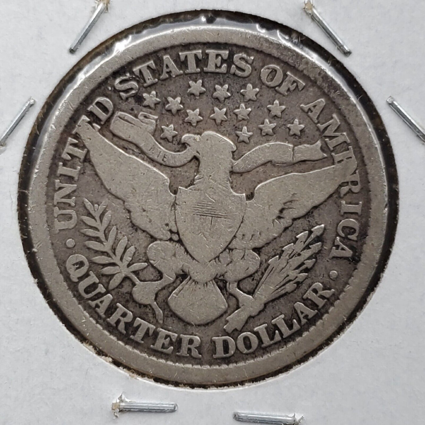 1892 Barber Silver Quarter Coin First Year of Issue CH VG Very Good