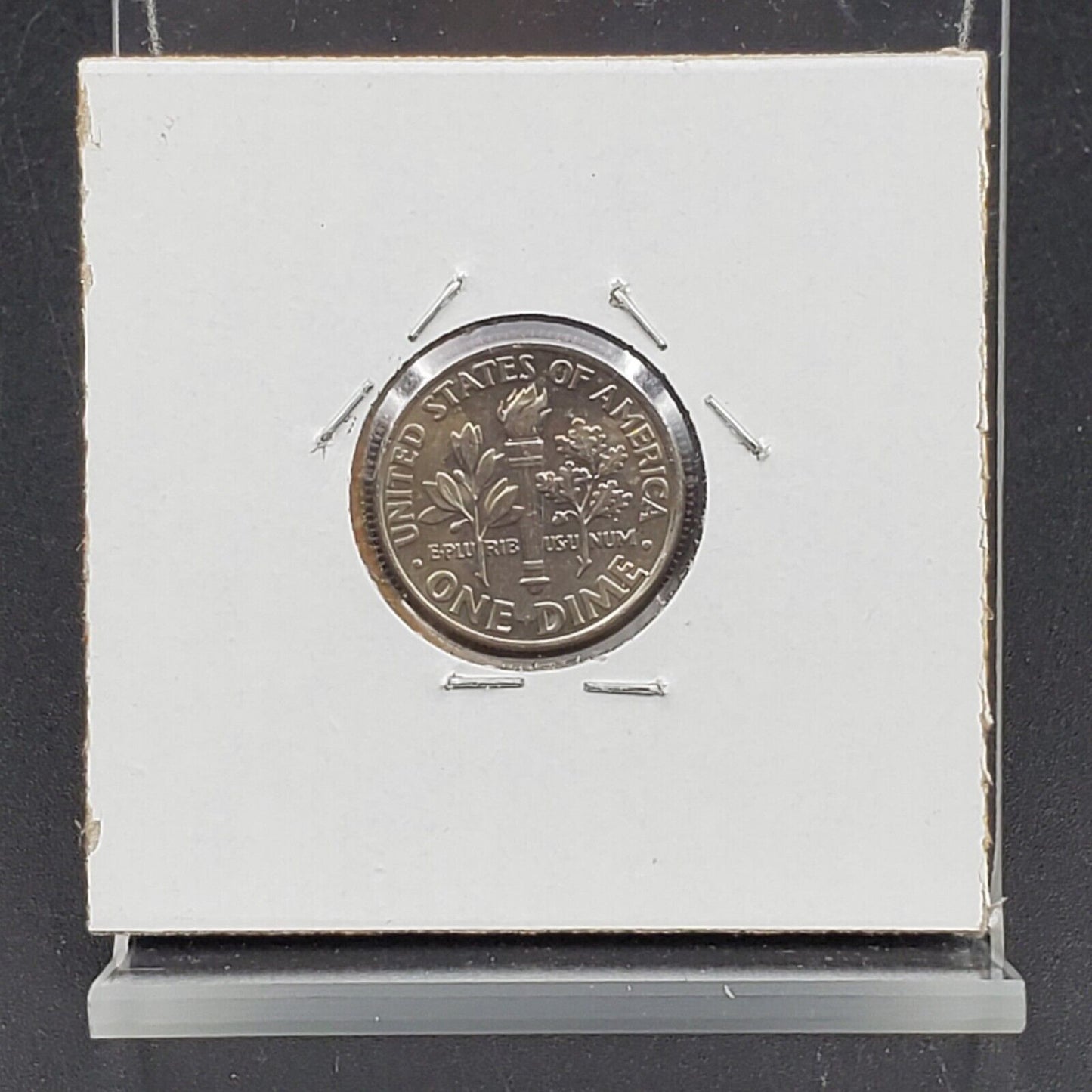 2005 P Roosevelt Dime Coin Die Chip obverse Die Chip Obverse