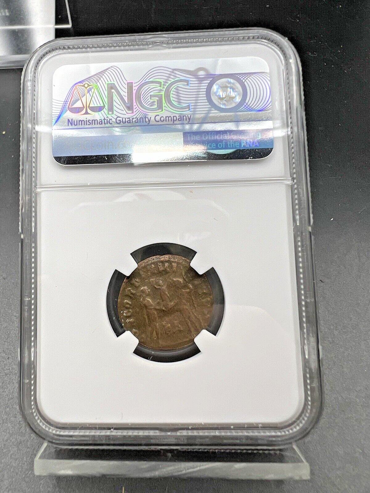 The ROMAN Tetrarchy Maximian AD 286-310 AE Radiate Rome Ancient bronze coin