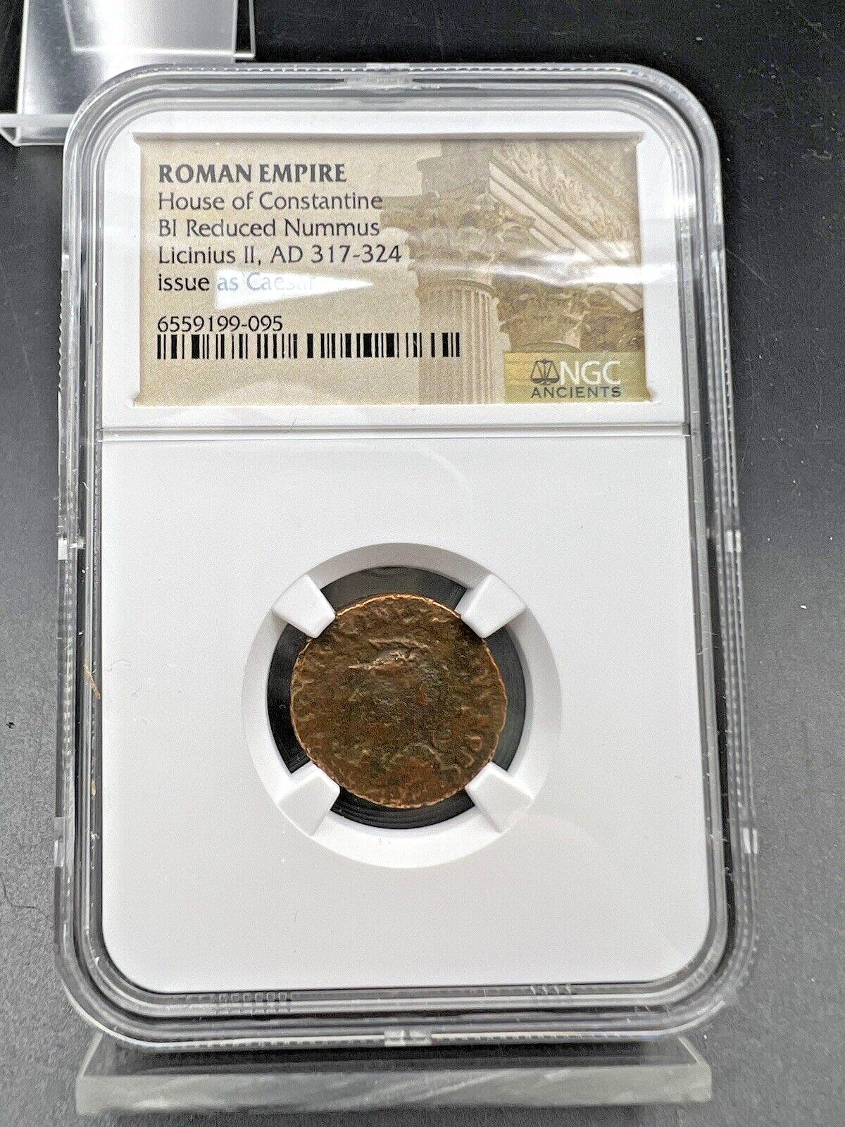 ROMAN EMPIRE House of Constantine BI Reduced Nummus Lincinius AD 317-324
