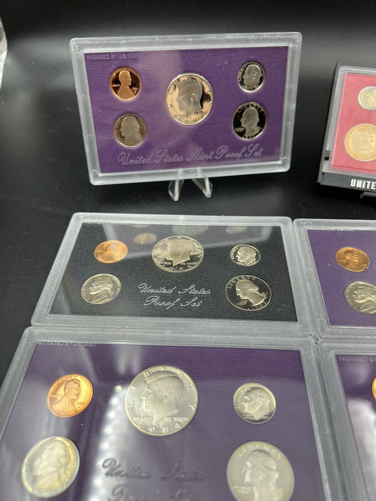 Complete Set 1982 – 1991 10 Proof Sets Lot US Mint OGP