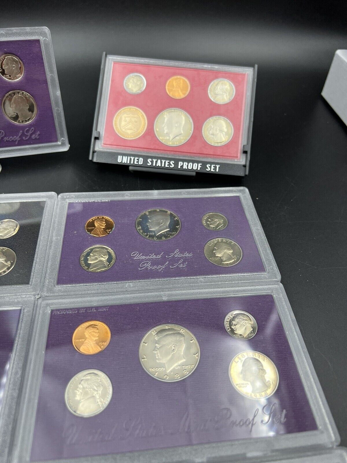 Complete Set 1982 – 1991 10 Proof Sets Lot US Mint OGP