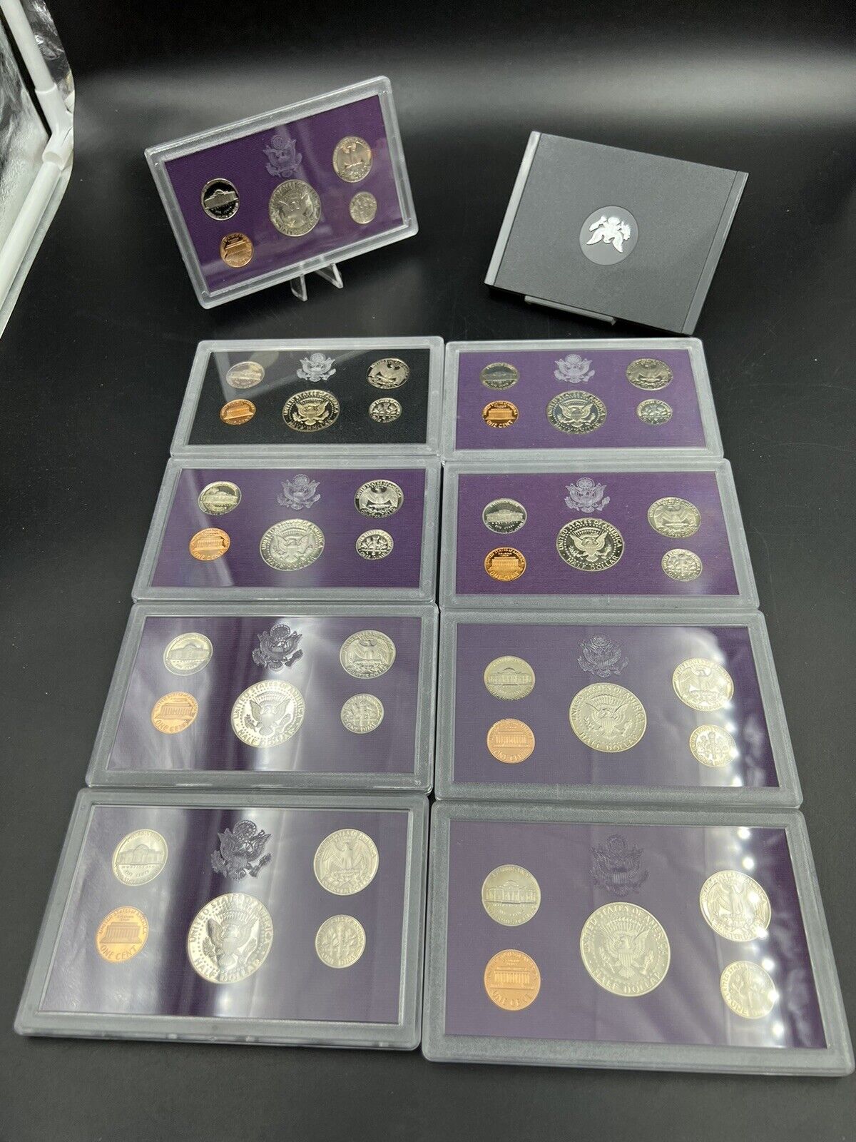 Complete Set 1982 – 1991 10 Proof Sets Lot US Mint OGP