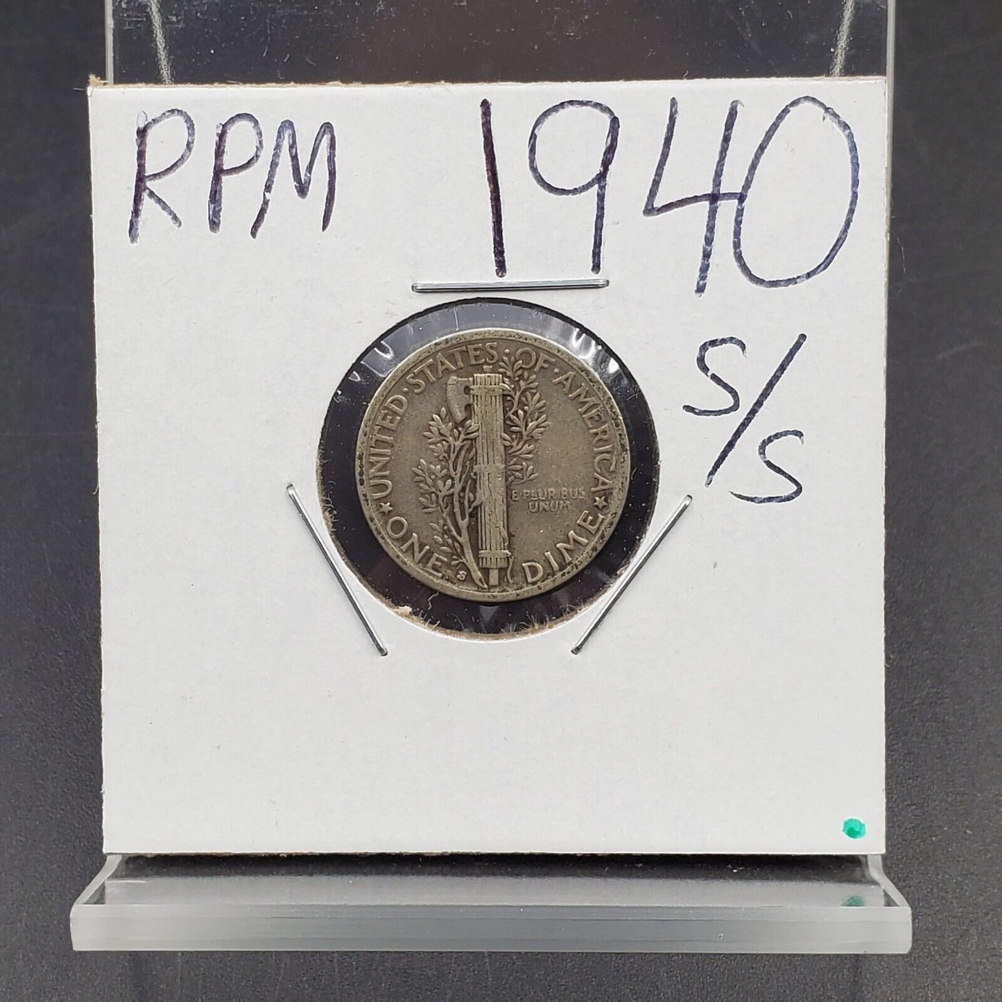 1940 S / S Mercury Dime Silver Coin RPM Variety Circulated