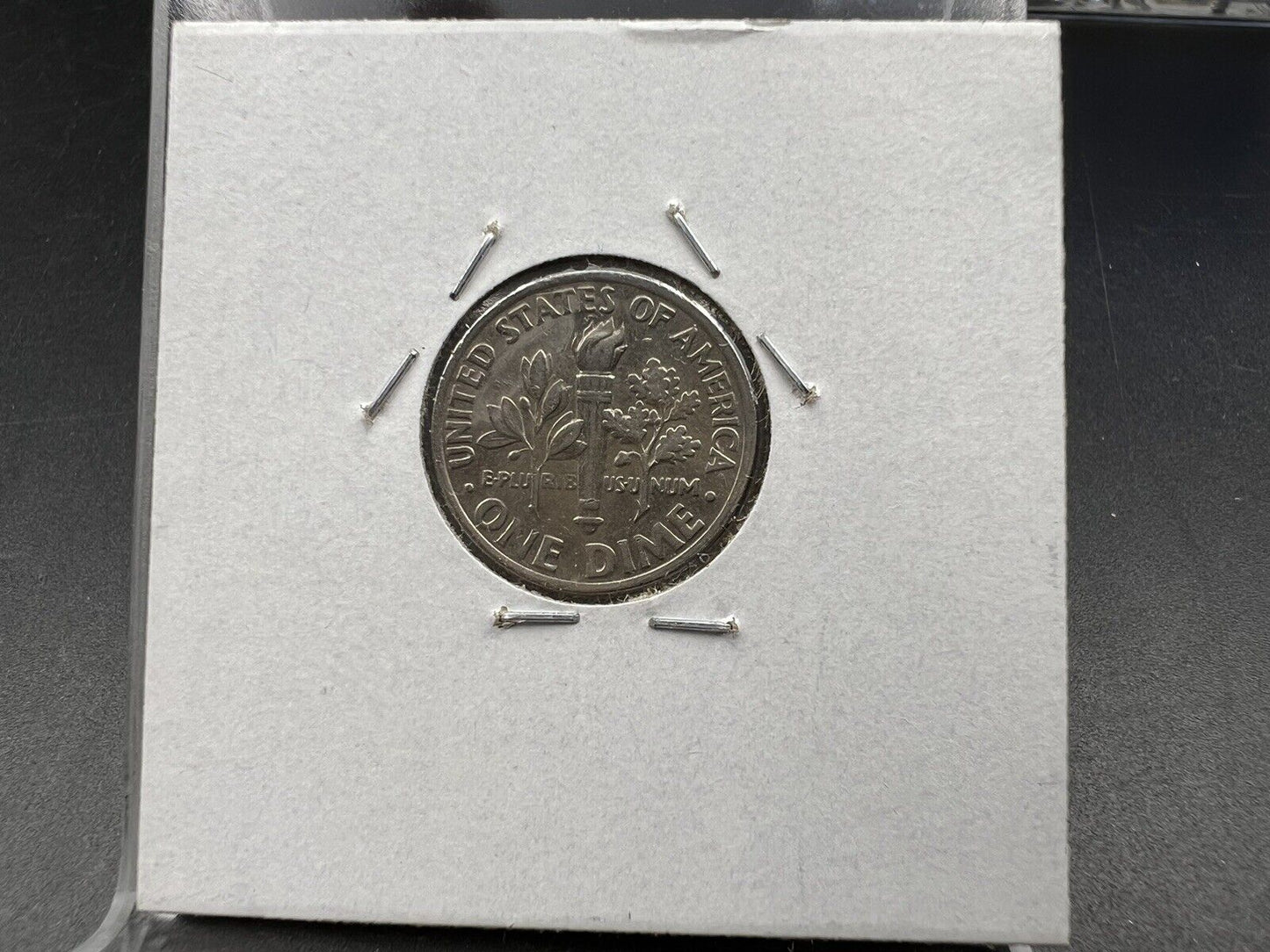 1996 P 10c Roosevelt Dime Die Polish Error Coin XF
