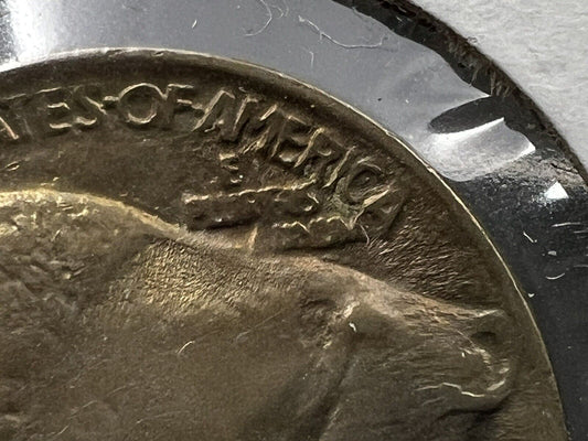 1913 P Buffalo Indian Head Nickel 5c BU UNC Type 1 Die Clash @ E Plurubus #1