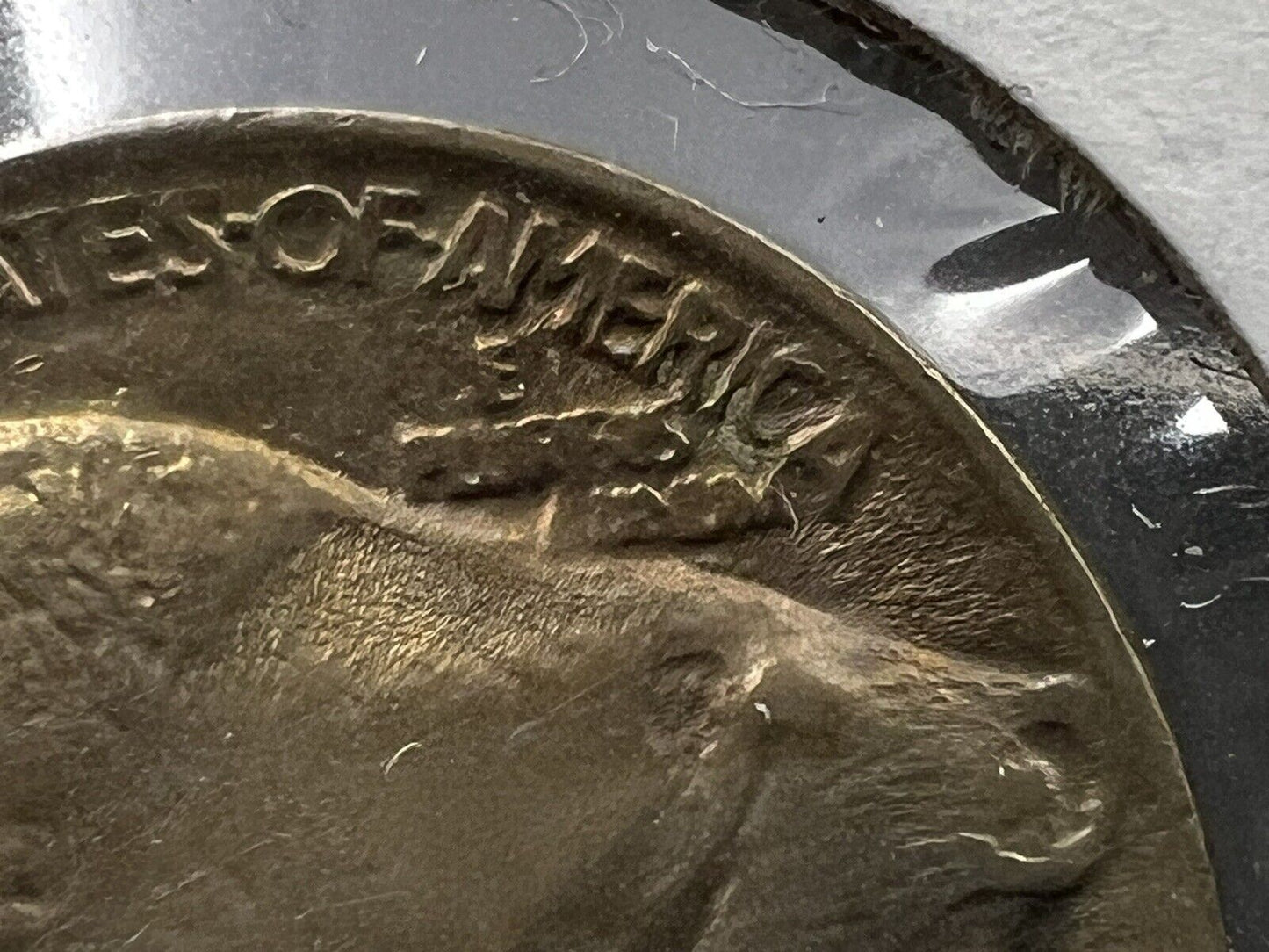 1913 P Buffalo Indian Head Nickel 5c BU UNC Type 1 Die Clash @ E Plurubus #1