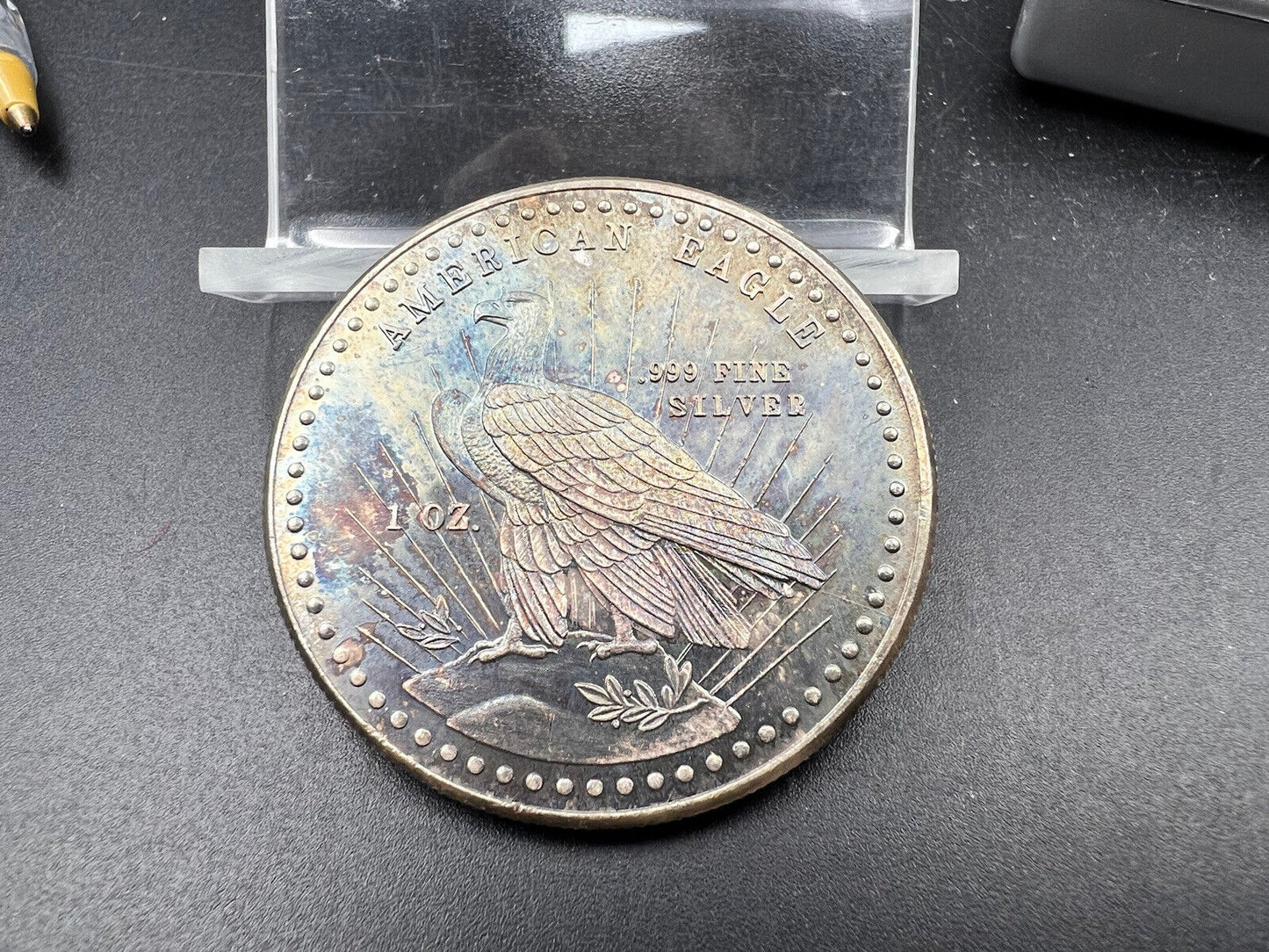 World Wide Mint 1 oz Silver Classic Liberty Head / Eagle round coin GEM BU TONER