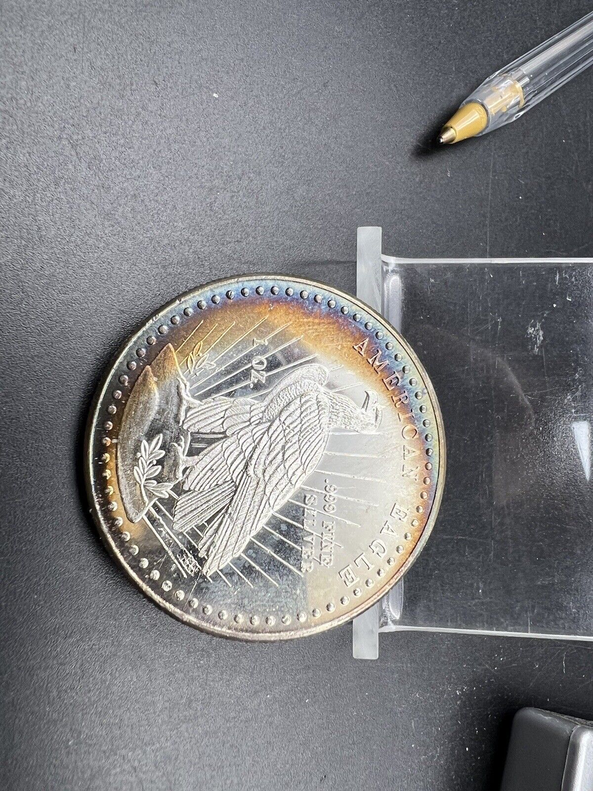 World Wide Mint 1 oz Silver Classic Liberty Head / Eagle round coin CH BU TONER