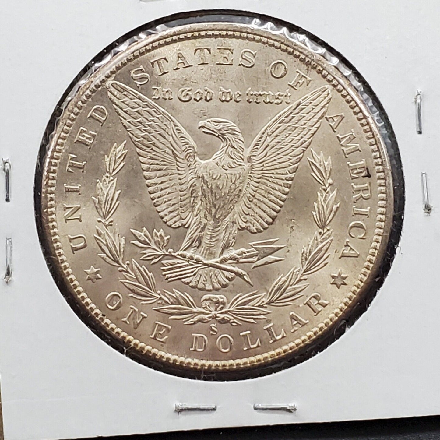 1880 S Morgan 90% Silver Eagle Dollar Coin Choice BU UNC Neat Toning Toner