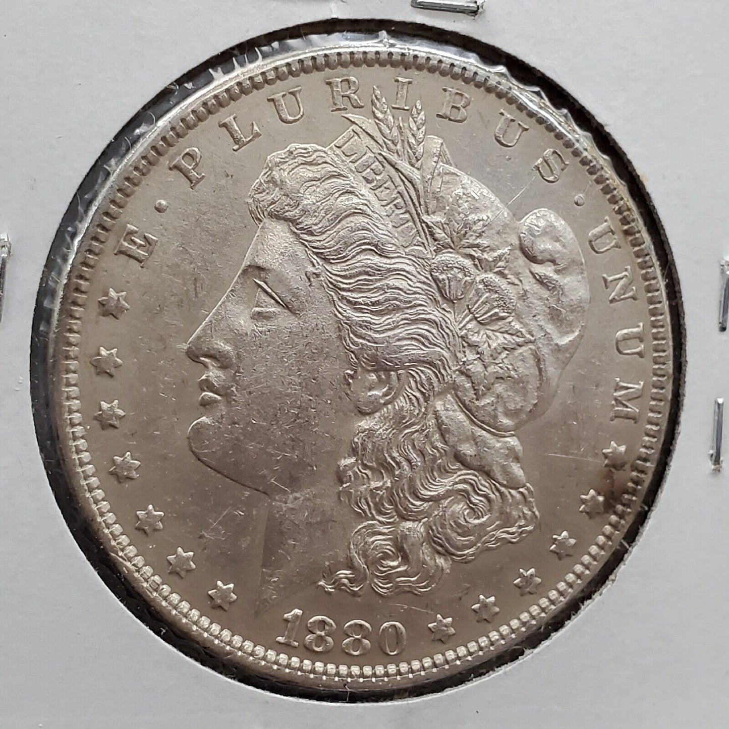 1880 O Micro o $1 Morgan Silver Dollar Coin C3a Reverse AU Details