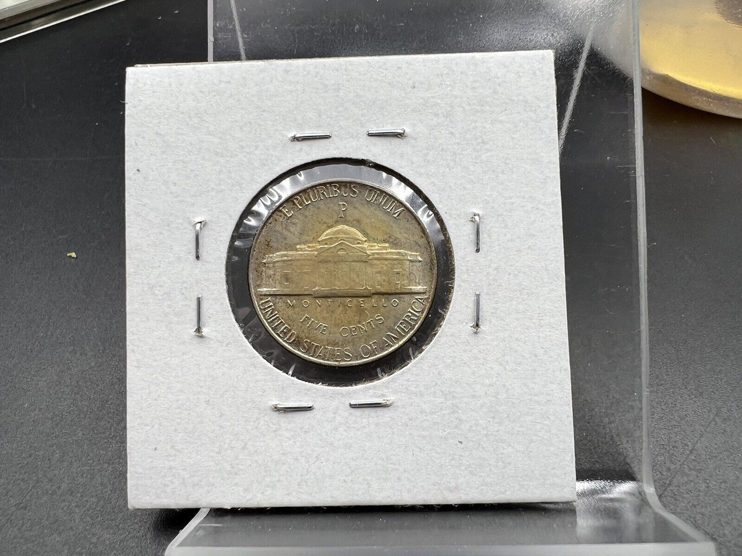 1944 P Jefferson Silver WW2 War Nickel Coin CH BU UNC PQ Nice Toning Toner