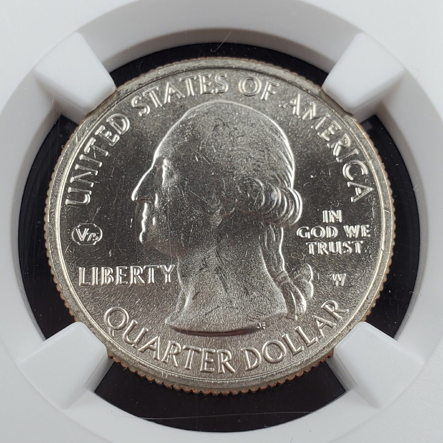 2020 W Weir Farm V75 WWII Privy Mark Park Quarter NGC MS 65 First Releases