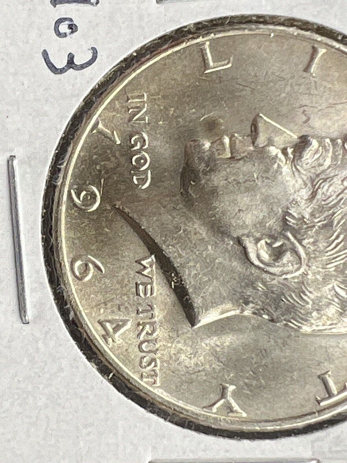 1964 D 50C Kennedy Half Dollar Coin BU UNC DDO Double Die OBV FS-103